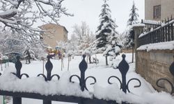 Başkale’de Nisan ayında kar sürprizi