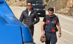 Dağda yolunu kaybetti, dronla bulundu