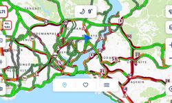 İstanbul'da trafik yoğunluğu!
