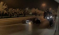 Kartal'da iki motosiklet çarpıştı