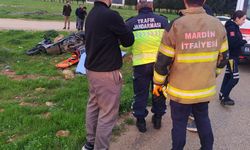 Mardin'de devrilen motosikletin sürücüsü öldü