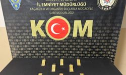 Motosiklet sürücüsünün sırt çantasından saf altın çıktı