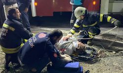 Tekirdağ'da deniz kenarına düşen otomobilde 3 kişi yaralandı