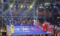 Trabzon'da boks maçında kavga