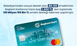 Başkent’te emeklilere 120 milyon TL destek