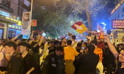 Galatasaray taraftarlarından Ankara’da coşkulu kutlama