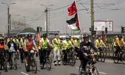 İstanbul’da Küresel Sumud Filosu’na Destek İçin Bisiklet Turu Düzenlendi