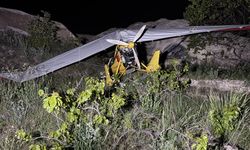 Nevşehir’de Microlight Zorunlu İniş Yaptı