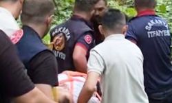 Sakarya'da kayalıklarda mahsur kaldı!