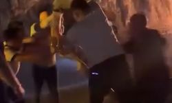 Takla atan otomobil, alev aldı