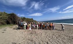 Yılın ilk caretta caretta yuvası korumaya alındı