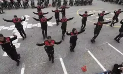 Başkentte yunus polislerinden '19 Mayıs' gösterisi