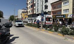 Devrilen motosikletin sürücüsü yaralandı