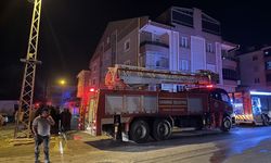Karaman'da bir evde yangın çıktı