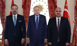 Cumhurbaşkanı Erdoğan, Kerkük Valisi Mehmet Seman Ağa'yı kabul etti