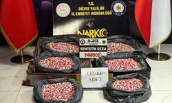Düzce'de Dev Uyuşturucu Operasyonu: 115 Bin Sentetik Hap Ele Geçirildi