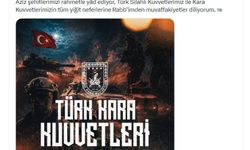 Erdoğan'dan Kara Kuvvetleri'nin 2235'inci kuruluş yıl dönümü mesajı