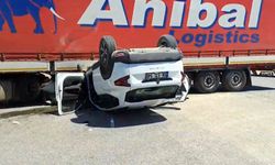 Kavşakta otomobille TIR çarpıştı