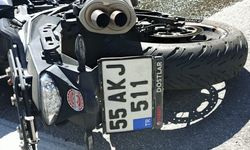 Samsun'da minibüsle çarpışan motosikletin sürücüsü öldü