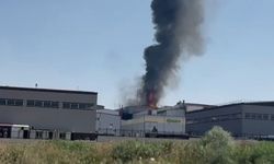 Ankara'da Fabrikada Korkutan Yangın!