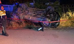 Bursa İnegöl'de Feci Kaza: Otomobil Takla Attı, 2 Yaralı