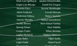 Fenerbahçe’nin Avusturya kamp kadrosu açıklandı