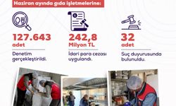 Haziran ayında 127 bin 643 gıda denetimi yapıldı