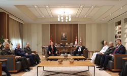 KKTC Cumhurbaşkanı Erhürman, Bakan Güler'i kabul etti