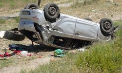 Konya'da Otomobil takla attı: 1 ölü,