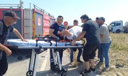 Manisa'da iki minibüs çarpıştı