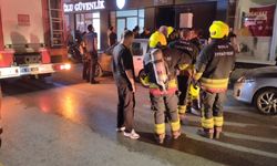 Patlayan apartman aydınlatması bina sakinlerini korkuttu