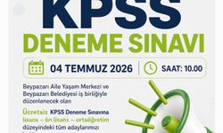 Beypazarı Belediyesi'nden KPSS adaylarına ücretsiz deneme sınavı desteği