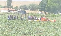 Ankara'da Eğitim Uçağı Düştü!