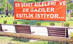 Güvenpark'ta Hak Nöbeti: Er gazileri eşit hak istiyor