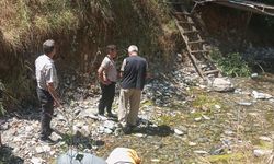 3 tekerlekli motosiklet dere yatağına devrildi