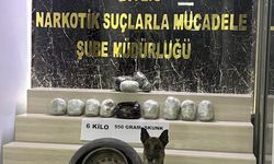 Araç stepnesinde 6,5 kilo uyuşturucu ele geçirildi