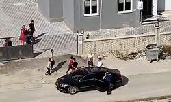 Bahçede tartıştığı kadını dövdü