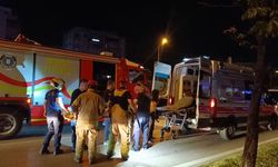 Bursa'da otomobil araziye savrulup takla attı