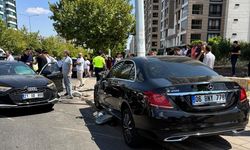 Diyarbakır'da otomobiller çapıştı
