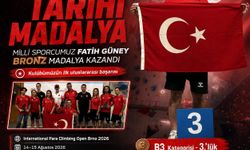 Görme engelli milli sporcu Fatih Güney'den madalya!