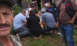 Kazada yaralandı, fındıklar için seferber olundu