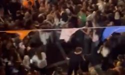 Rapçi Poizi konserinde tekmeli yumruklu kavga kamerada