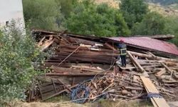 Taşköprü’de 2 katlı ev çöktü: 5 kişi yaralandı