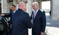 TBMM Başkanı Kurtulmuş, Avusturya Federal Şansölyesi Stocker ile bir araya geldi