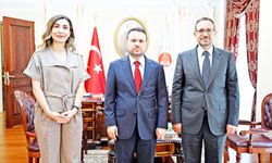 Esma Ersin'den Adalet Bakanı Akın Gürlek ve TİKA Başkanı Abdullah Eren'e ziyaret