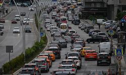 Ankara'da Sabah Saatlerinde Trafik Yoğunluğu