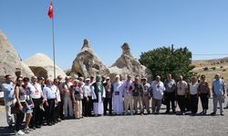 Bektaşi dervişleri Kapadokya’nın tarihi güzelliklerini gezdi
