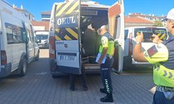 Beypazarı'nda öğrenci servisleri denetlendi