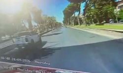 Aydın'da otomobil kadına çarptı!