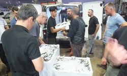 Bandırma Balık Hali’nde sezonun ilk günü hareketli başladı